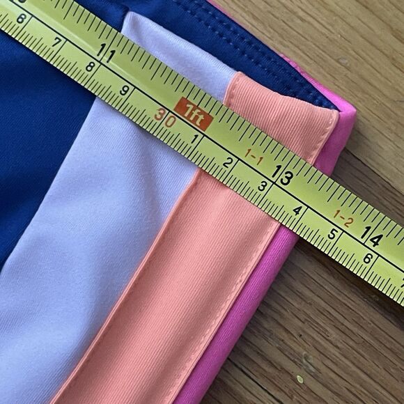 LILLY PULITZER Luxletic 24" Leggings Medium Blue Weekender High-Rise UPF 50+ - Picture 10 of 11